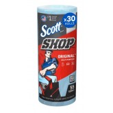 Scott Original Blue Shop Towels 75130 - 55 Towels per Roll, 30 Rolls per Case